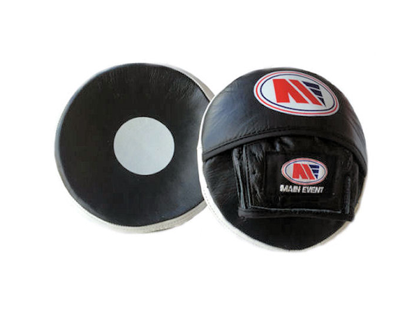Main Event Leather Pro Reaction Scoop Punch Mitts Focus Pads